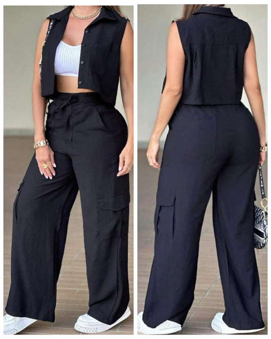 NUEVO CONJUNTO CARGO LUCE TRÍO + TOP - Clixie
